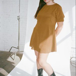 Lisa Says Gah Florence Mini Dress Red/Gold XS Worn Once